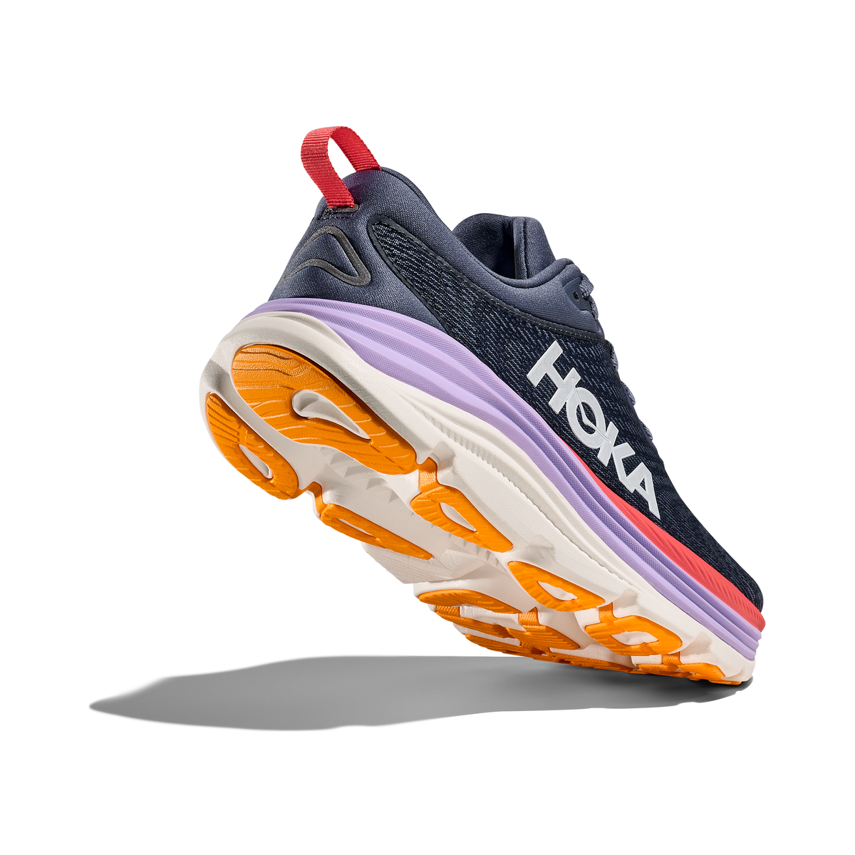 Hoka Womens Trainer Gaviota 5 Anchor/Grapefruit