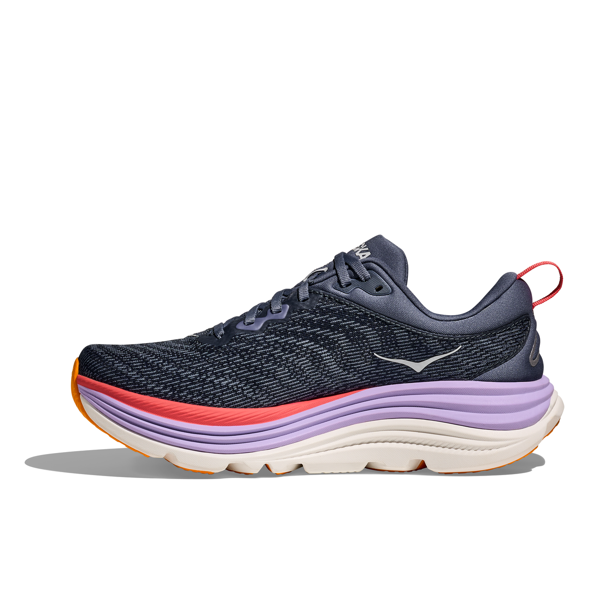 Hoka Womens Trainer Gaviota 5 Anchor/Grapefruit