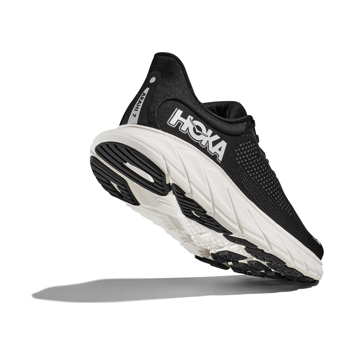 Hoka Mens Trainer Arahi 7 Black White