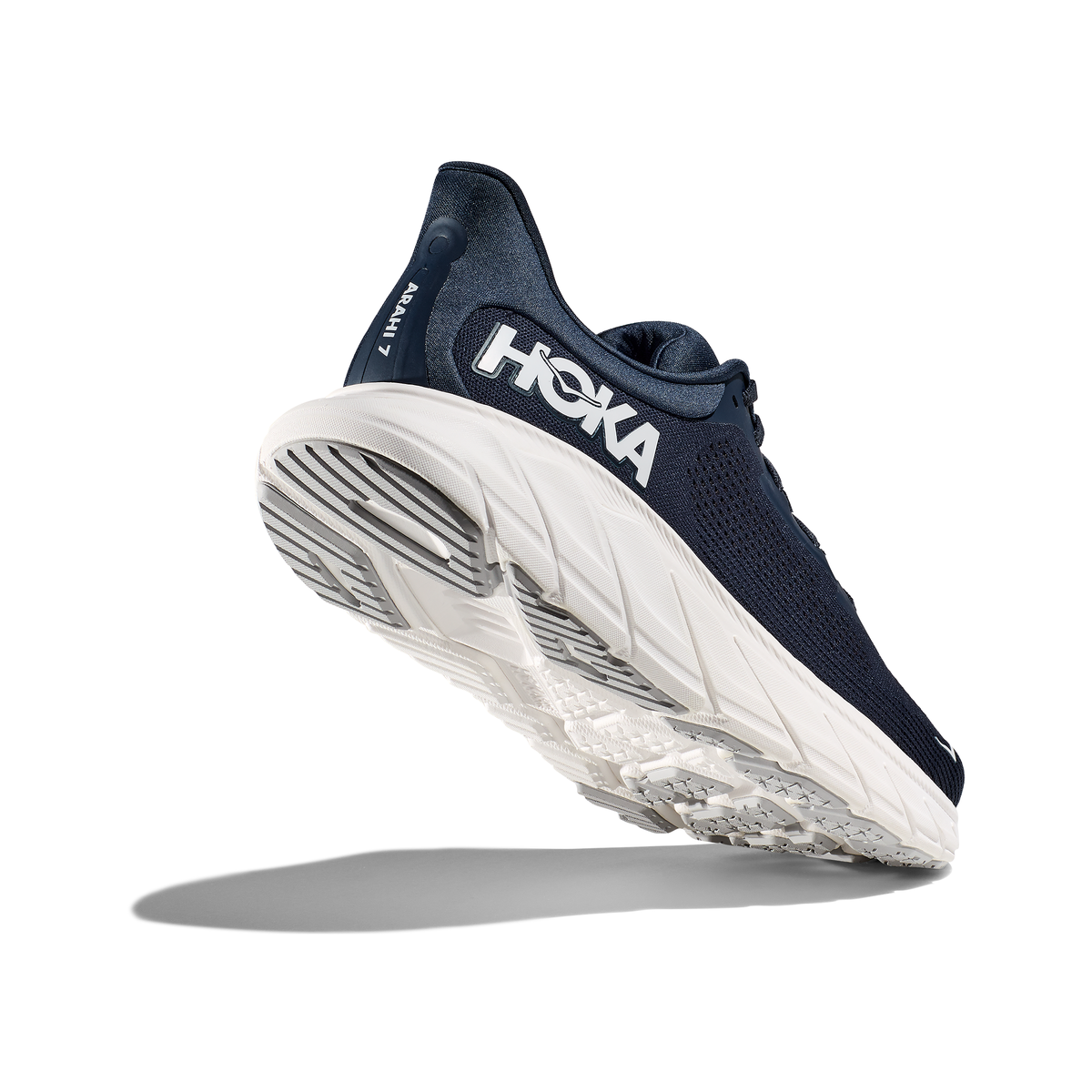 Hoka Mens Trainer Arahi 7 Outer Space/White