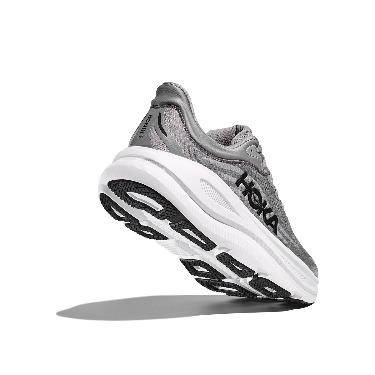 Hoka Mens Trainer Bondi 9 Galactic Grey/Stellar Grey