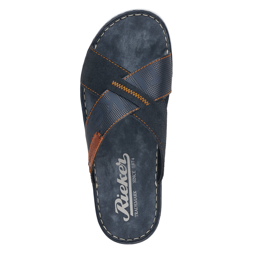 Rieker Mens Sandal 21098 Blue