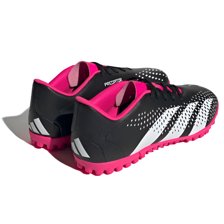 Adidas Astro Turf Boots Predator Accuracy.4 TF Core Black/Cloud White/Pink - Donaghys