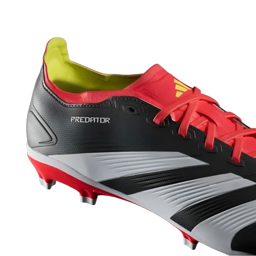 Adidas Mens Football Boots Predator League FG Core Black/Cloud White/Solar Red