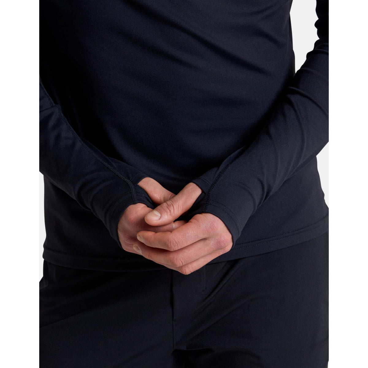 Gym+Coffee Mens Relentless 1/4 Zip Top Black