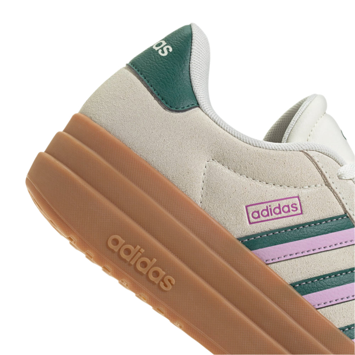 Adidas Womens Trainer VL Court Bold Off White/Collegiate Green/Bliss Lilac