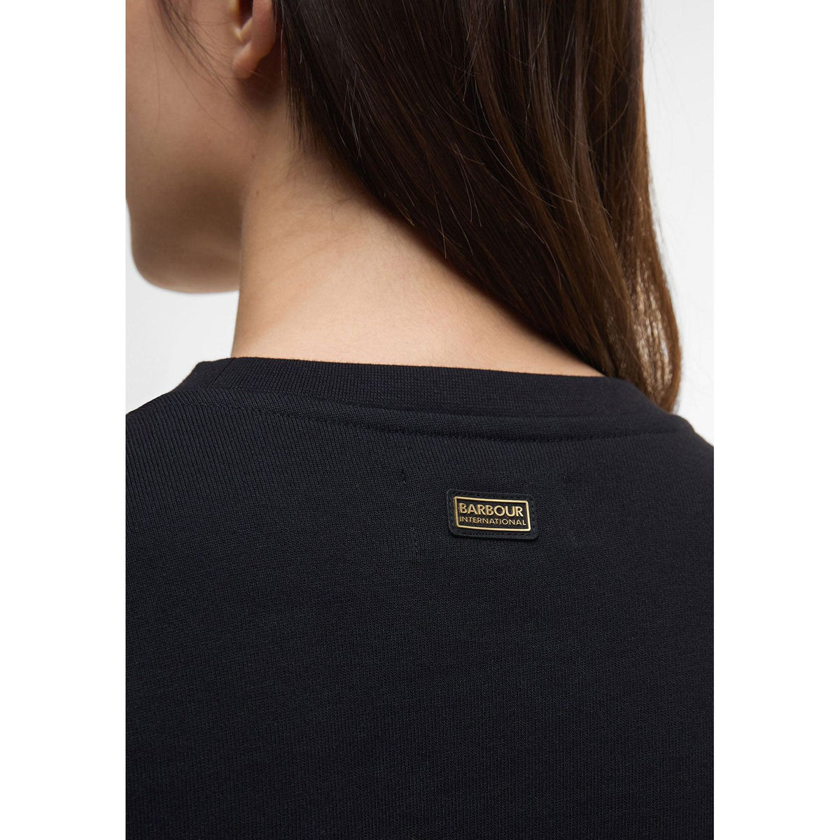 Barbour International Womens Sweatshirt Juliana Black