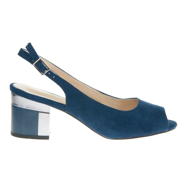 Lotus Womens Shoe Evelyn Navy Microfibre