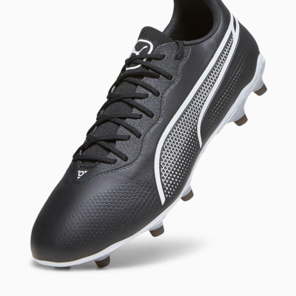 Puma Mens King Pro FG/AG Football Boots Black/White - Donaghys