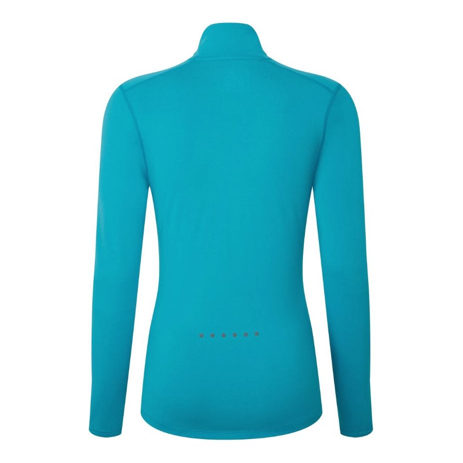 Ronhill Womens Core Thermal ½ Zip Top Azure/Bright White