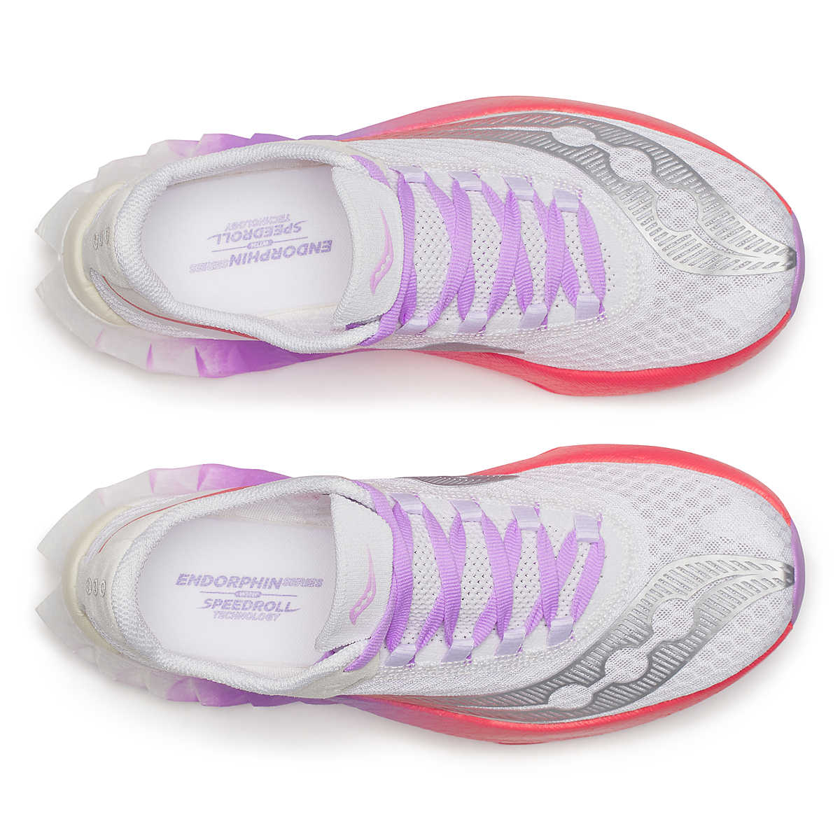 Saucony Womens Trainer Endorphin Pro 4 White/Crocus