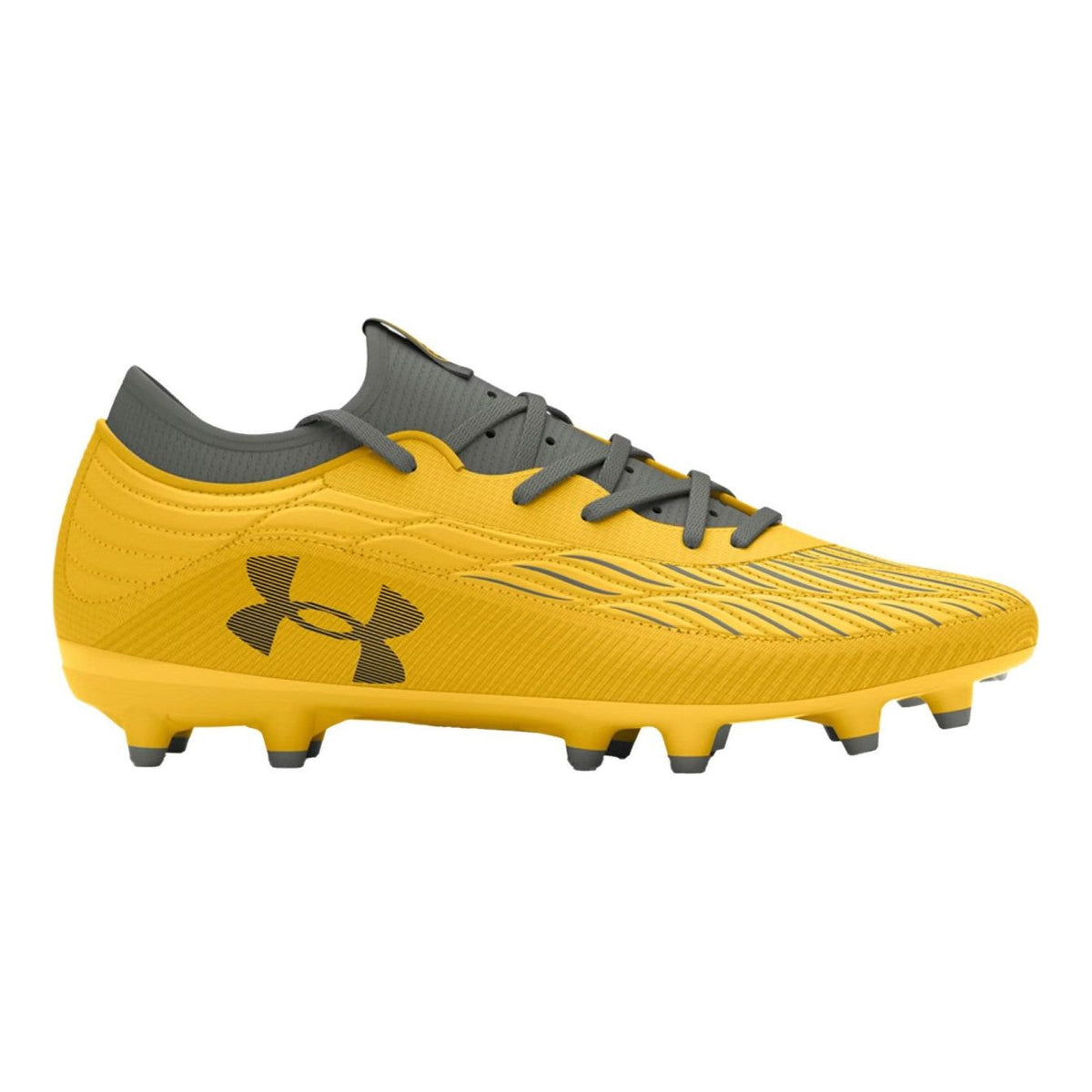 Under Armour Junior Football Boot Magnetico Select 4 FG Yellow/Grey