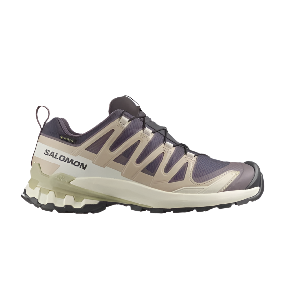 Salomon Womens Trainer XA Pro 3D V9 GTX Nine Iron/Oxford Tan/Alfalfa