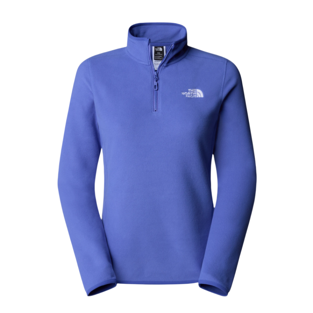 The North Face Womens Fleece ¼ Zip 100 Glacier Indigo Plum
