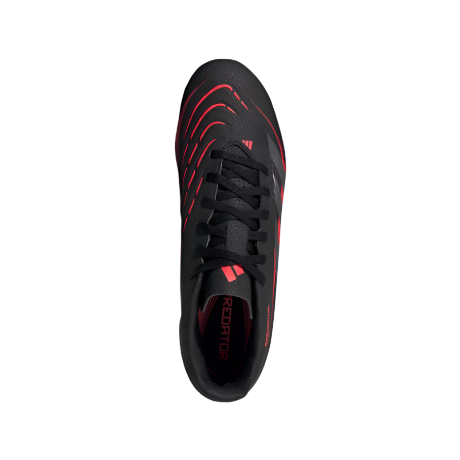 Adidas Football Boots Predator Club FG/MG Black/Grey Four/Lucid Red