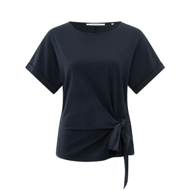 YAYA Womens T-Shirt 01-709093-506 Total Eclipse Blue