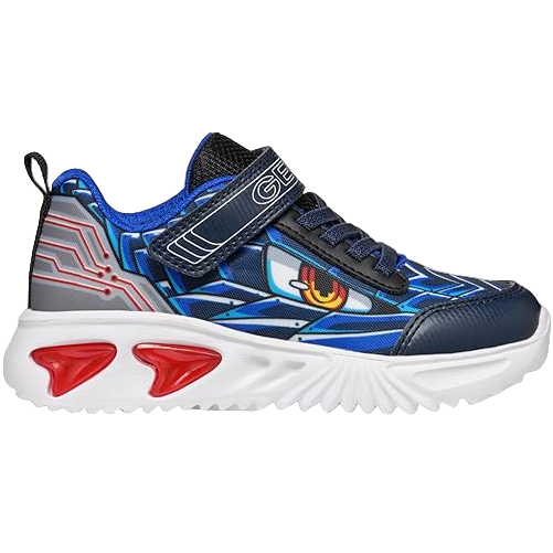Geox Jongen J Assister Boy C Sneakers, Navy Red B, 27 EU