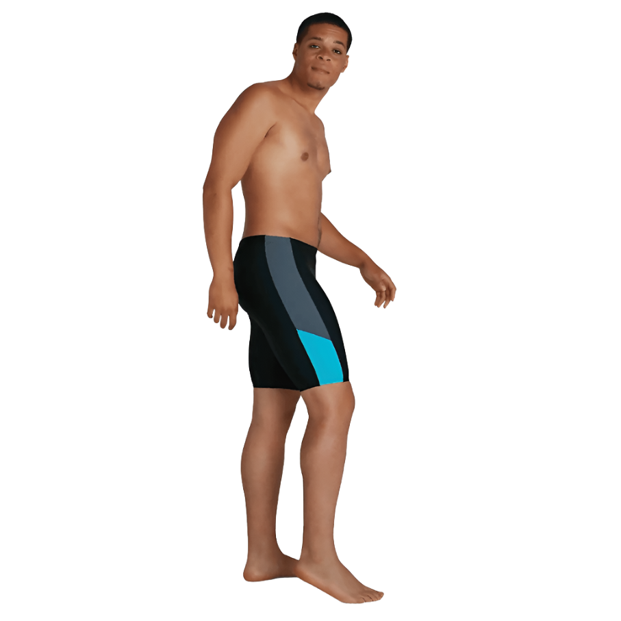 Speedo Mens Dive Jammer Aquashort AM Black/Grey - Donaghys