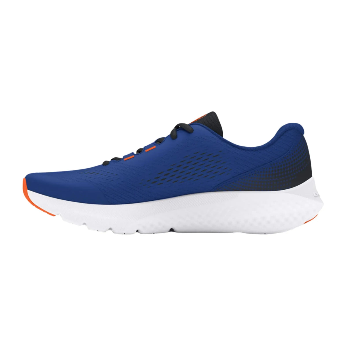Under Armour Boys Trainer BGS Charged Rogue 4 Tech Blue / Black / Orange Blast