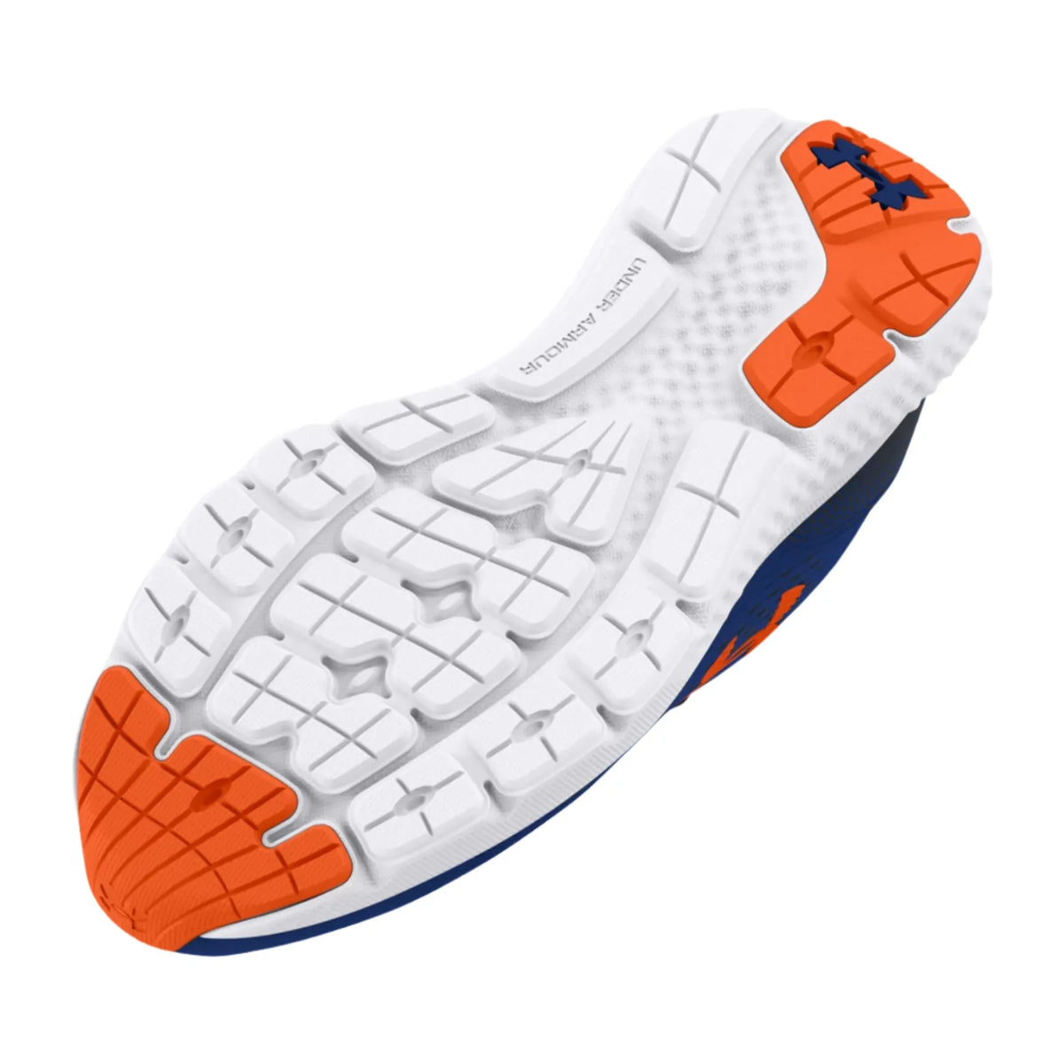 Under Armour Boys Trainer BGS Charged Rogue 4 Tech Blue / Black / Orange Blast
