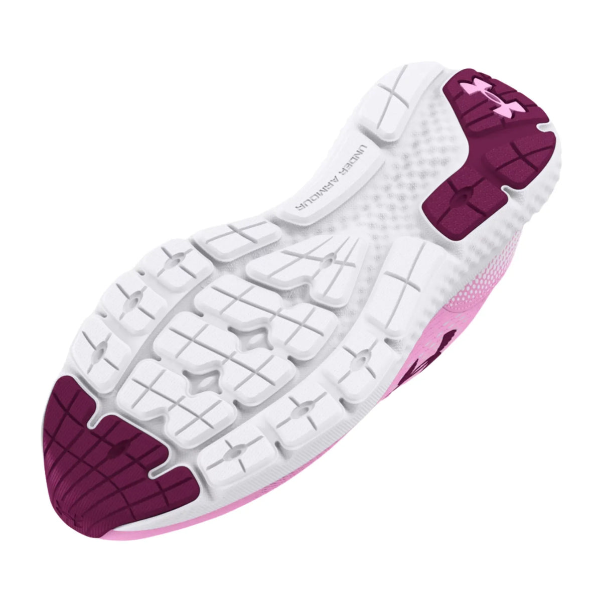 Under Armour Girls Trainer GGS Charged Rogue 4 Stellar Pink / White/ Purple Gemini