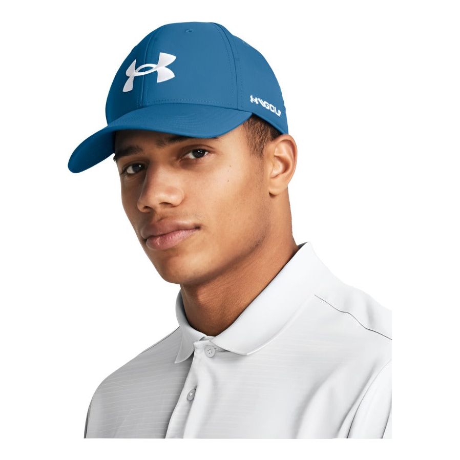 Under Armour Mens Golf 96 Hat Photon Blue/White