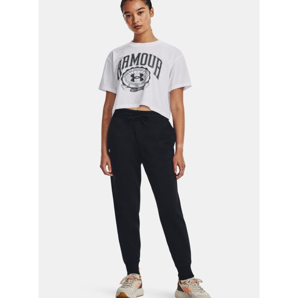 Under Armour Womens Rival Fleece Jogger Black