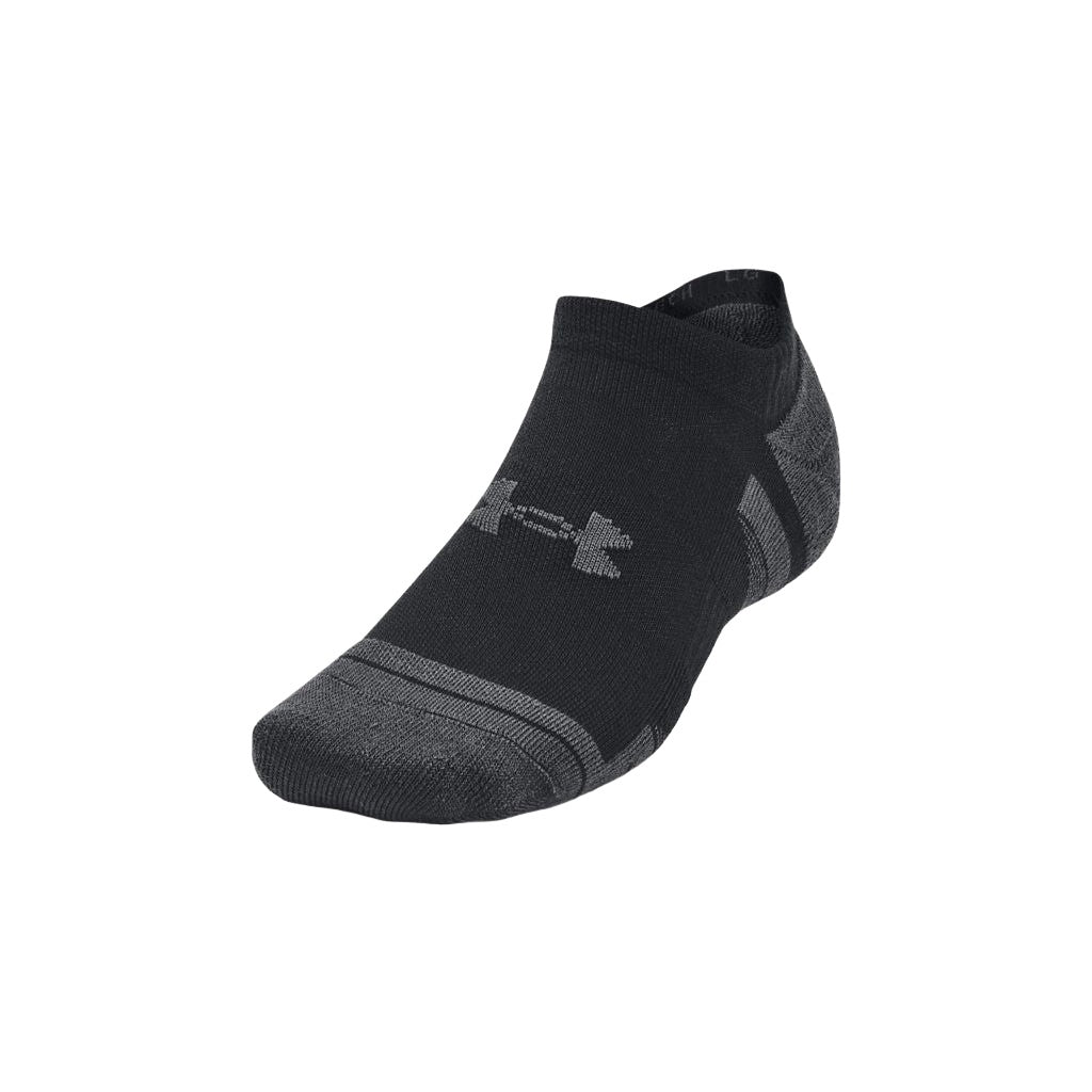 Under Armour Unisex Performance Tech 3 Pack Socks Black