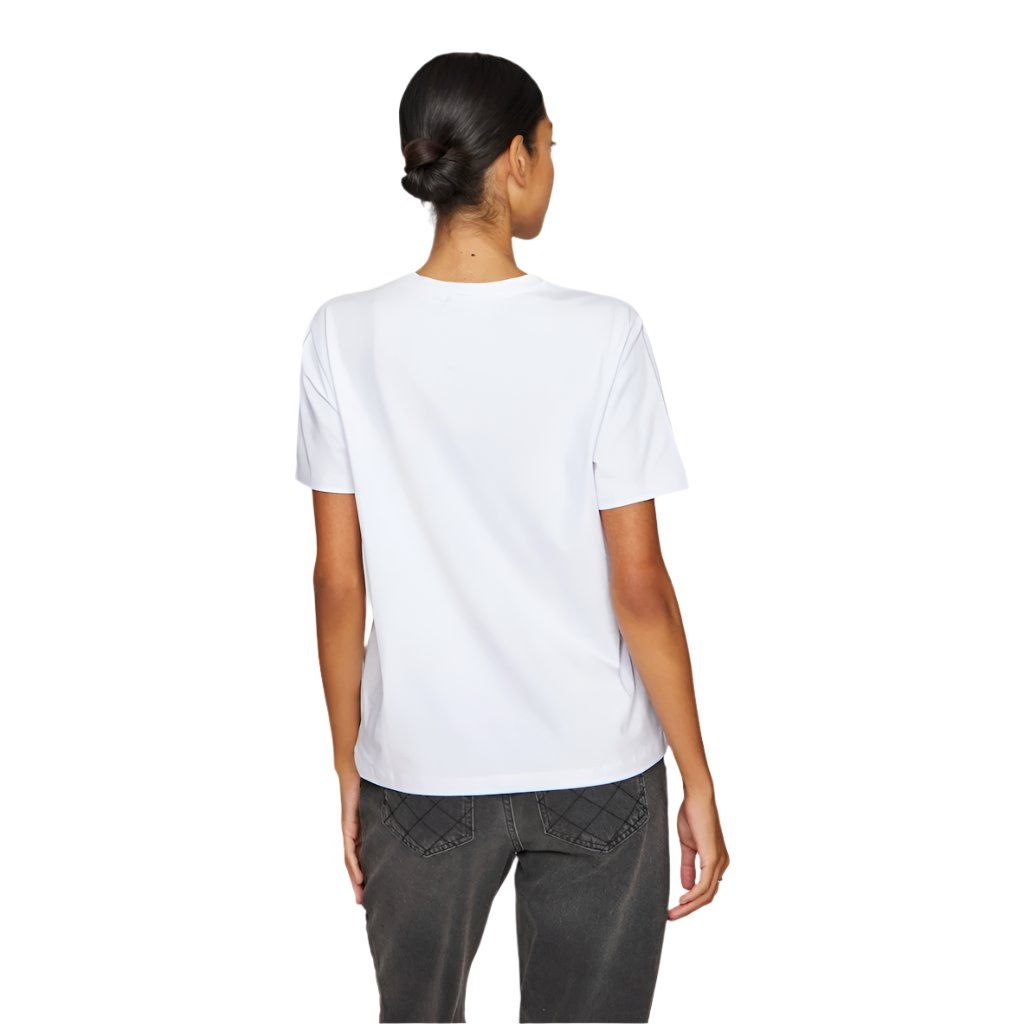 Vila Womens T-Shirt Nora S/S Bright White