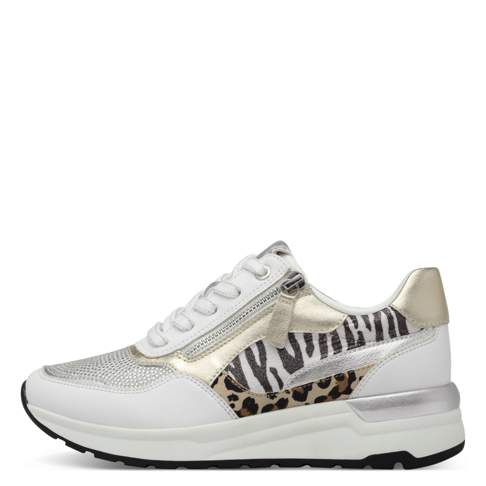 Marco Tozzi Womens Trainer 2-23742-44 White Combi