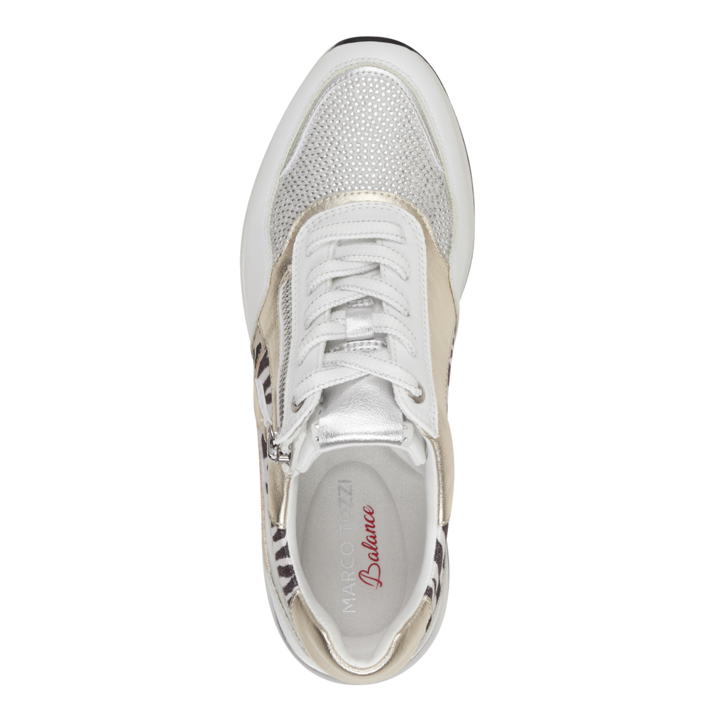 Marco Tozzi Womens Trainer 2-23742-44 White Combi