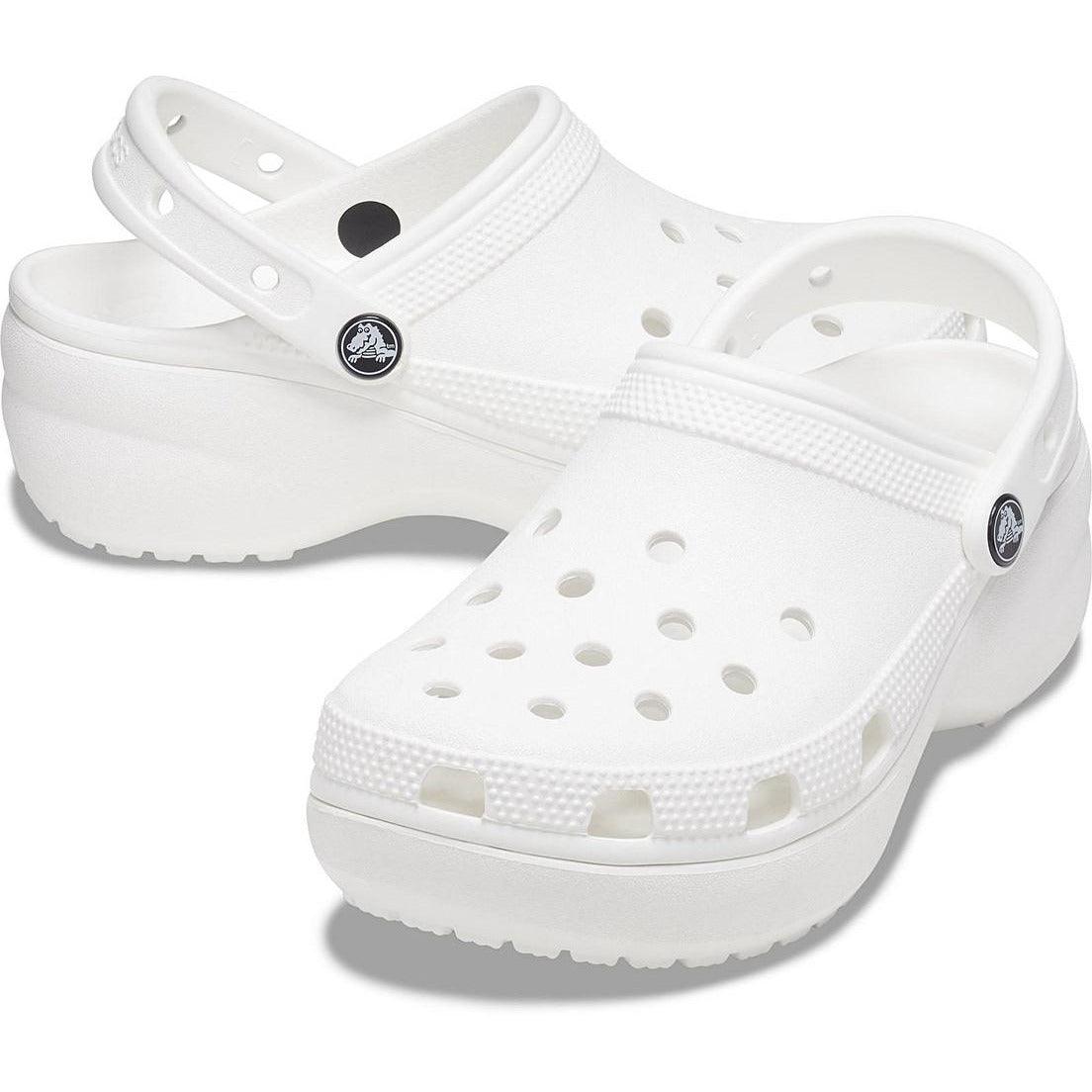 Crocs Womens Clog Classic Platform White - Donaghys