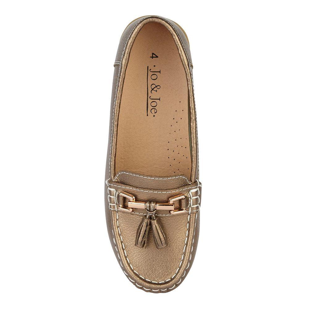 Jo & Joe Womens Loafer Nautical Bronze - Donaghys