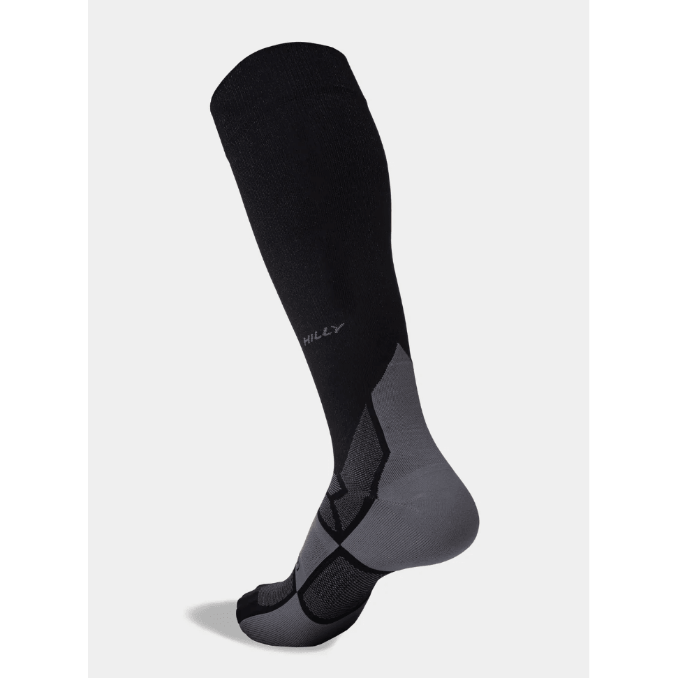 Hilly Mens Pulse Socks Black/Grey - Donaghys