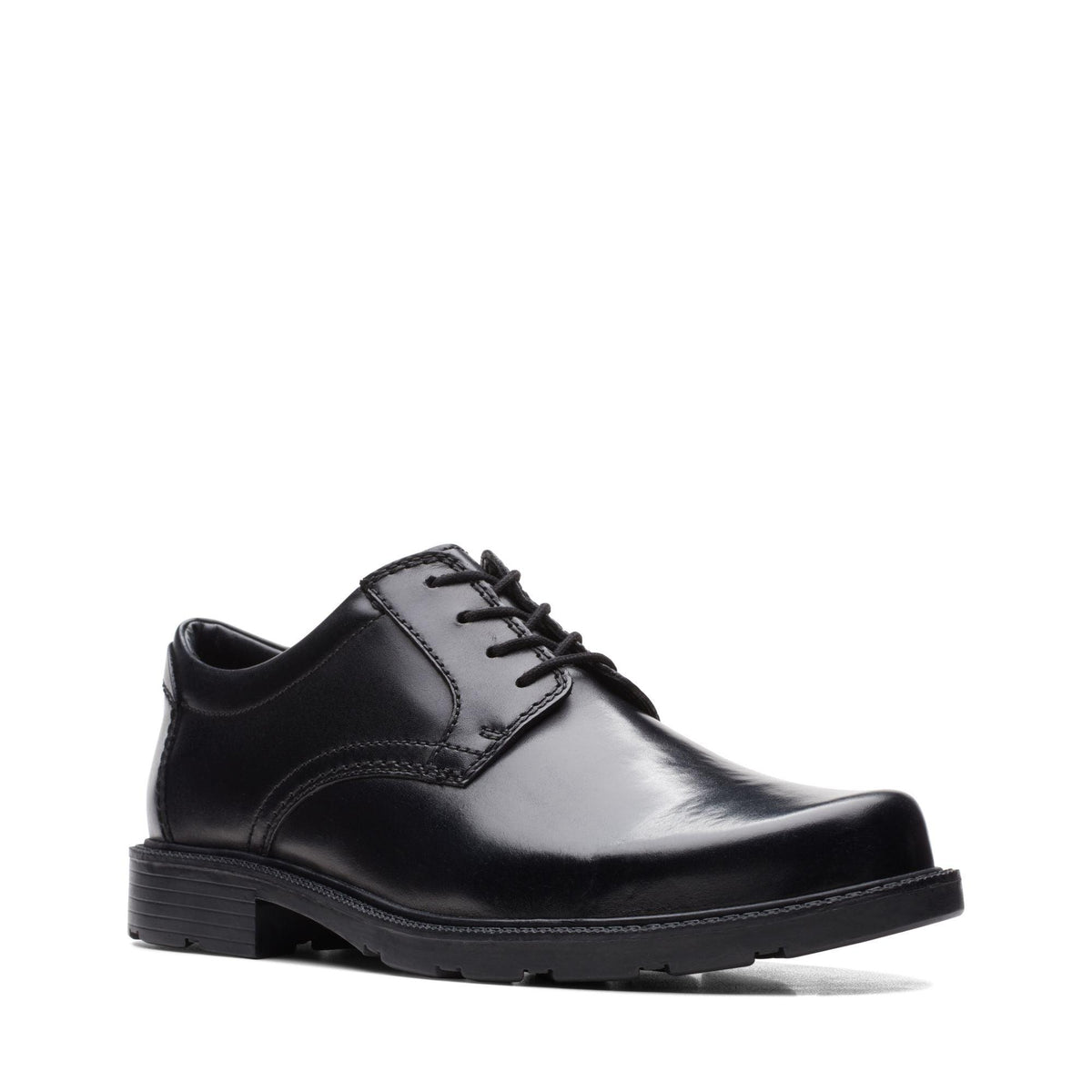 Clarks Mens Shoe Kerton Lace Black - Donaghys
