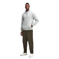 Barbour Mens Sweatshirt Beckhill ½ Zip Grey Marl