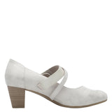 Jana women's gold and beige shoe with velcro