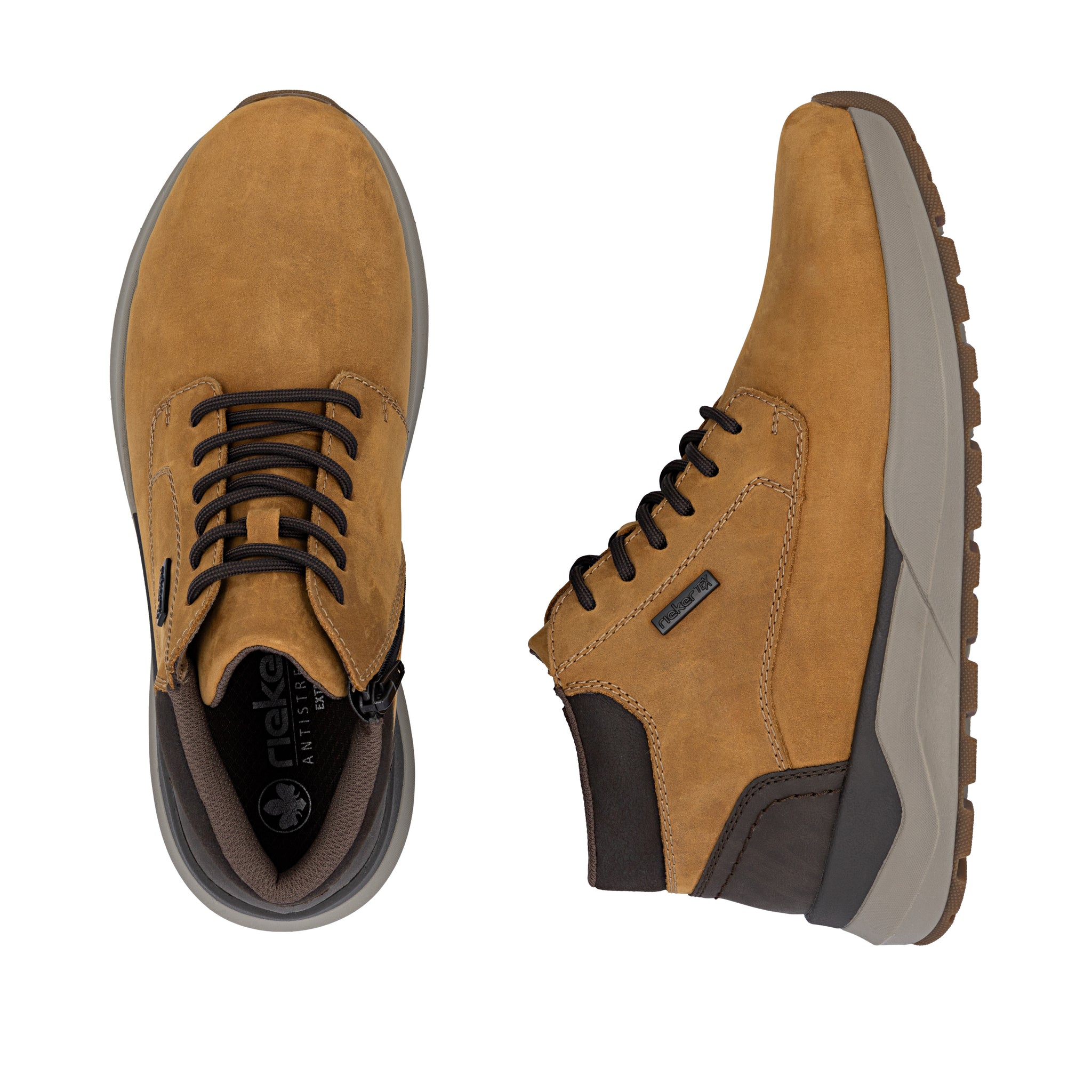 Rieker Mens Boot 06001-68 Butterscotch/Moro/Braun