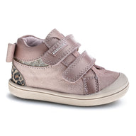 Pablosky girls' leather boot with velcro