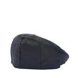 Barbour Mens Flat Cap Wax Navy