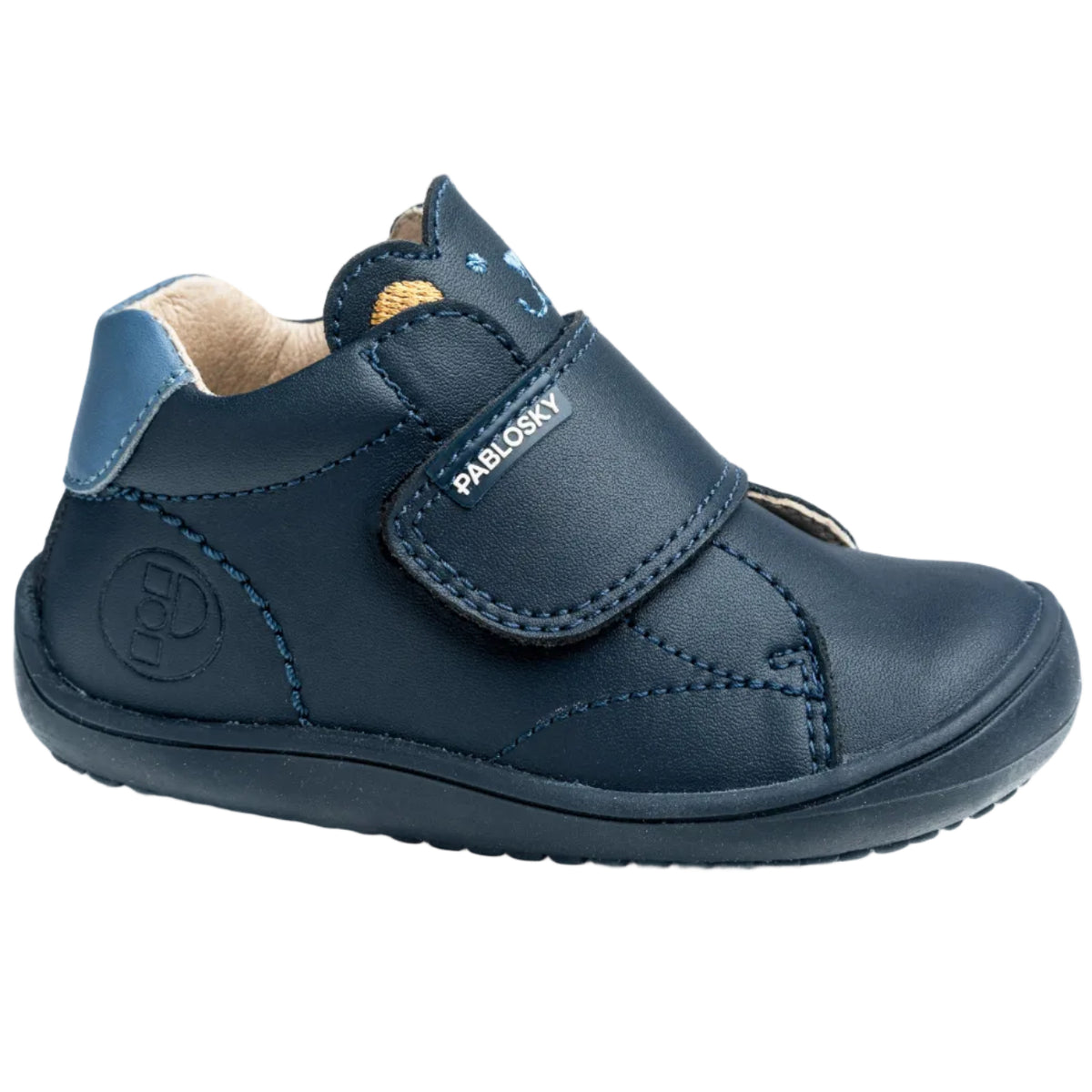 Pablosky boys' navy leather boot