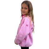 Gym+Coffee Girls Polar Fleece Pink Blossom