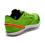 Brooks Unisex Trainer Draft XC Green Gecko/Red Orange/White