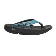 Oofos women's blue sandal