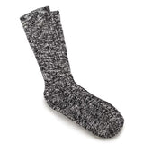 Birkenstock Mens Cotton Slub Socks Black/Gray
