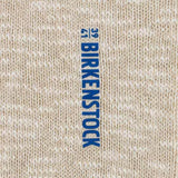 Birkenstock Mens Cotton Slub Socks Beige/White