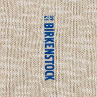 Birkenstock Mens Cotton Slub Socks Beige/White
