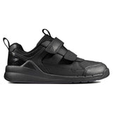 Clarks Boys Trainer Orbit Sprint T Black Leather