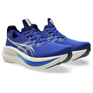 Asics Mens Trainer Gel Nimbus 28 Prussian Blue/Cream