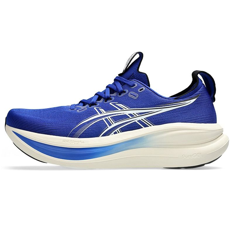 Asics Mens Trainer Gel Nimbus 28 Prussian Blue/Cream